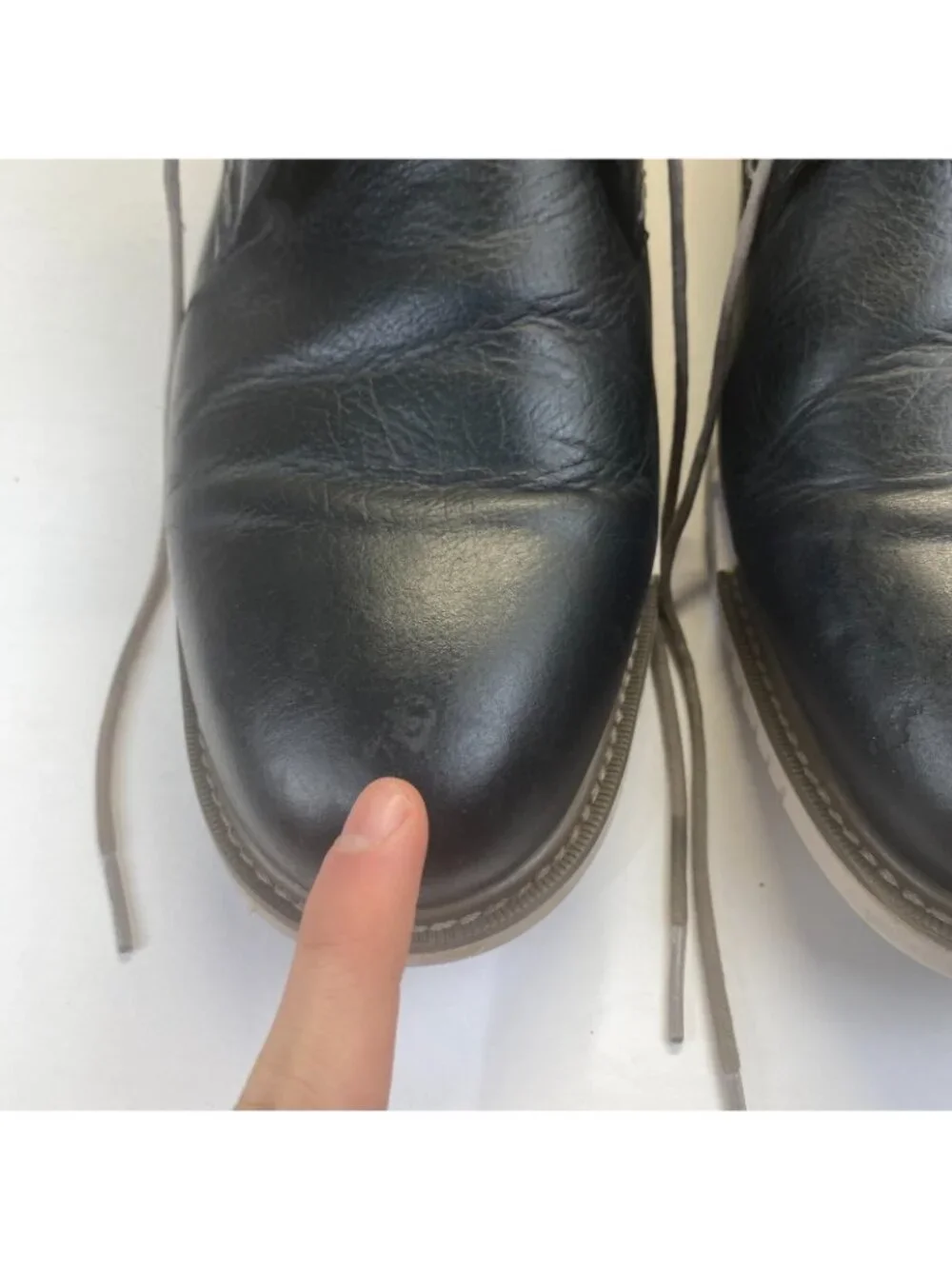 Cole Haan C20682 G15 Men's Chukka Boots Waterproof Black Leather Shoes Size 11M